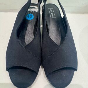 Women's Black Slingback Shoes